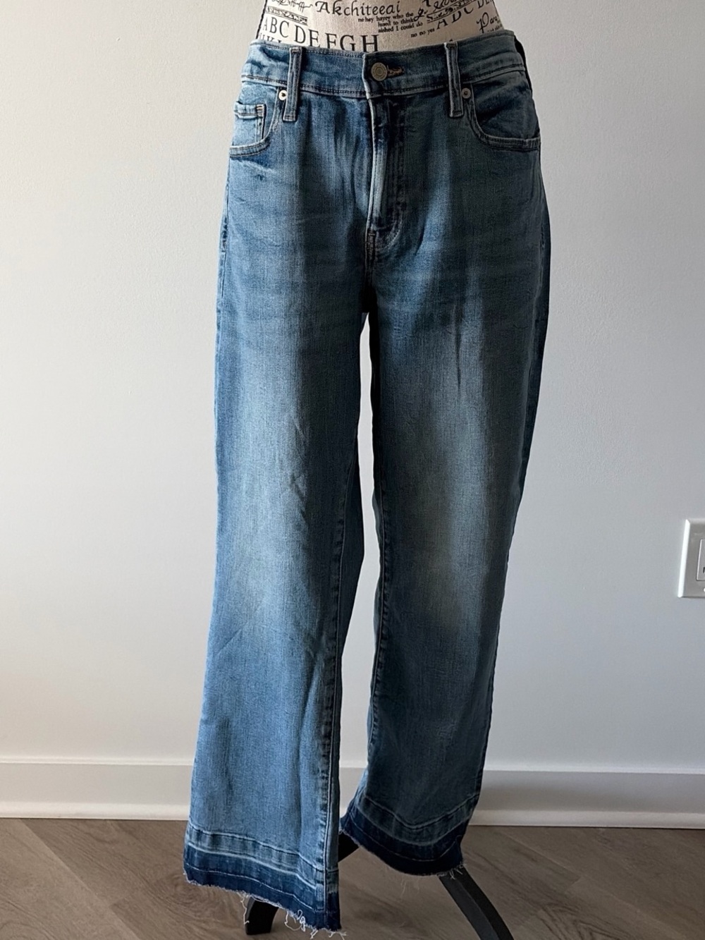 GAP Women’s Boot-Cut Jeans in Faded Blue Denim